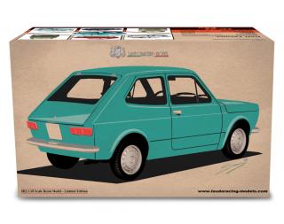 Fiat 127 1° Serie 1972 3 Porte Bianco Laudoracing 1:18 Resinemodell (Türen, Motorhaube... nicht zu öffnen!)